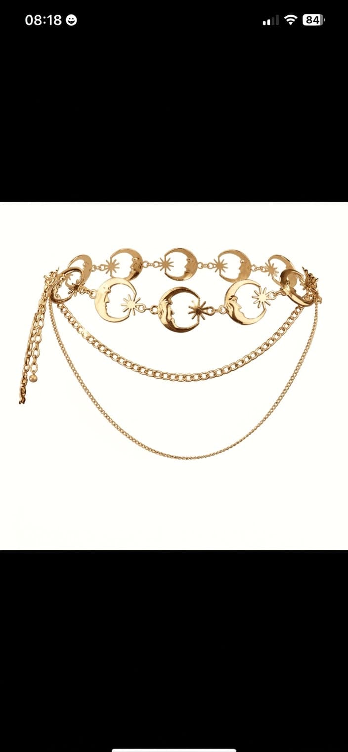 Golden waist chain
